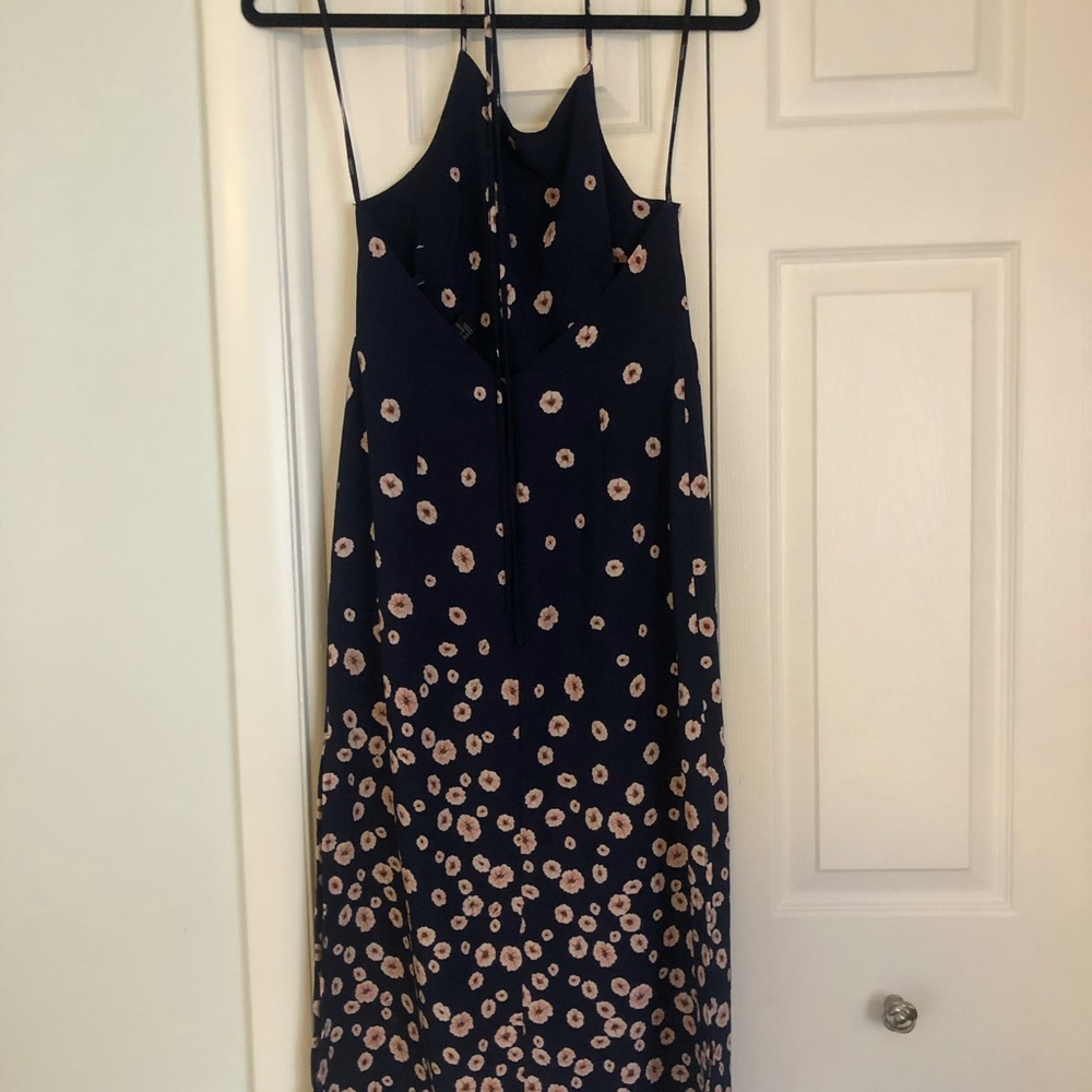 Forever 21 mid calf dress with tie straps